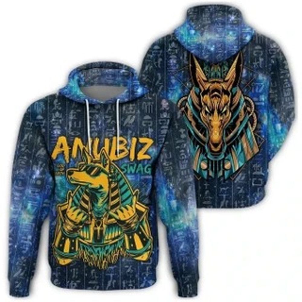 Egypt Anubis Galaxy Viking All Over Print Hoodie Zip Hoodie Fleece Hoodie 3D, Love Hunting Hoodie Zip Hoodie 3D L1464