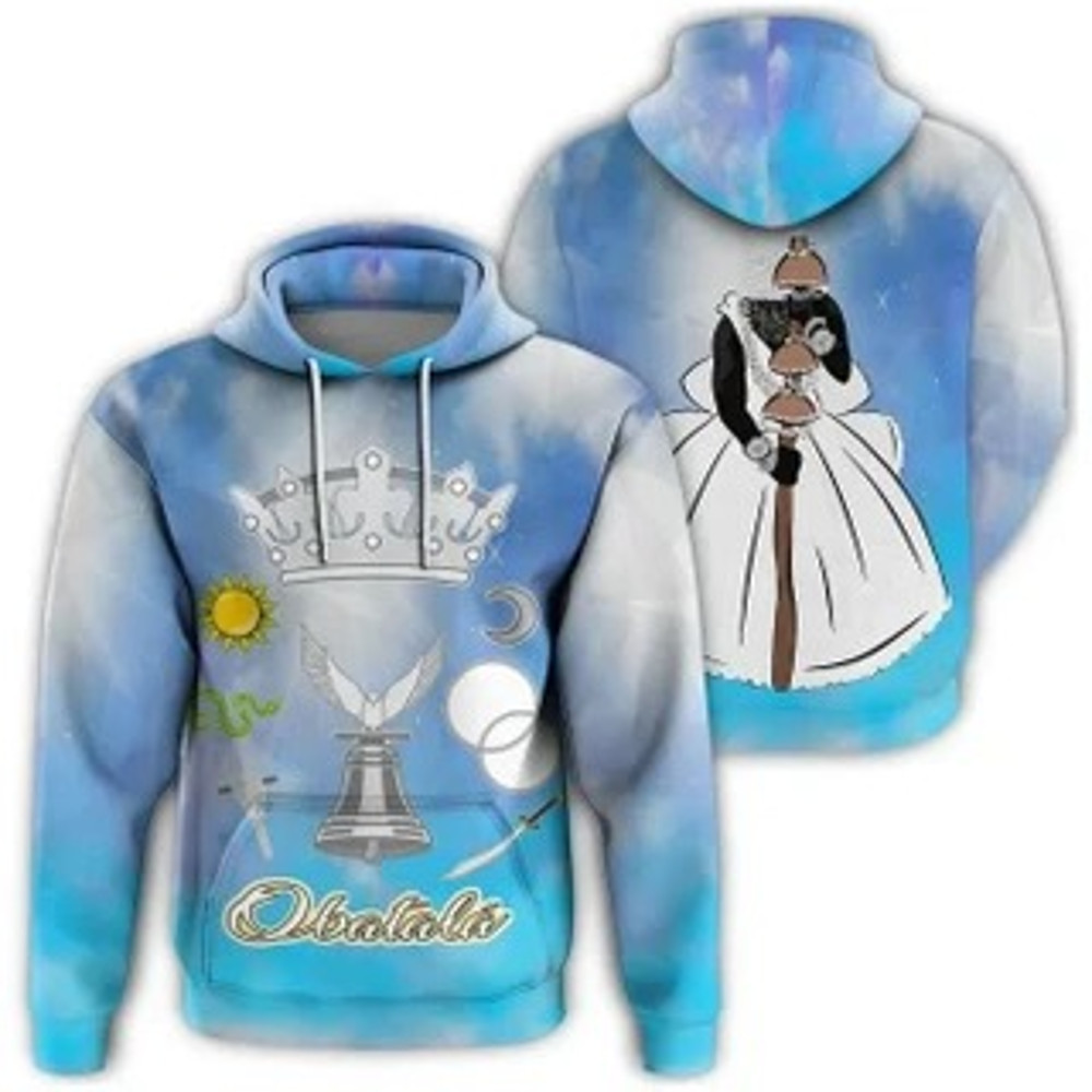 Orisha Obatala Symbol Viking All Over Print Hoodie Zip Hoodie Fleece Hoodie 3D, Love Hunting Hoodie Zip Hoodie 3D L1467