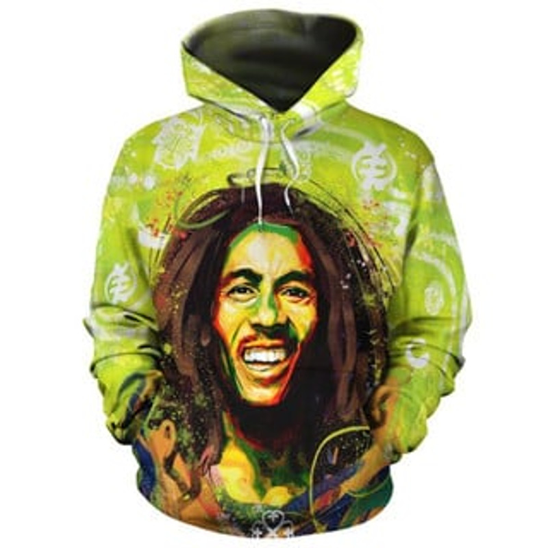 Hoodie Bob Marley Viking All Over Print Hoodie Zip Hoodie Fleece Hoodie 3D, Love Hunting Hoodie Zip Hoodie 3D L1495