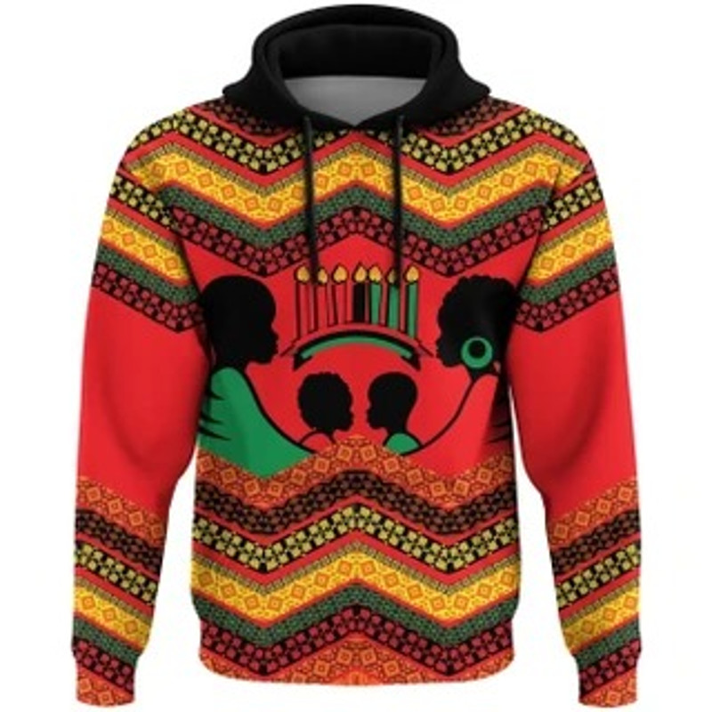 Hoodie Happy Kwanzaa Viking All Over Print Hoodie Zip Hoodie Fleece Hoodie 3D, Love Hunting Hoodie Zip Hoodie 3D L1498