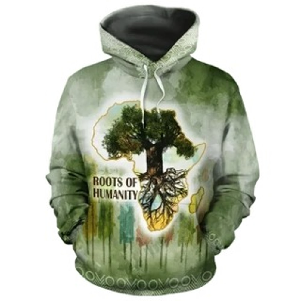 Roots Of Humanity Viking All Over Print Hoodie Zip Hoodie Fleece Hoodie 3D, Love Hunting Hoodie Zip Hoodie 3D L1768