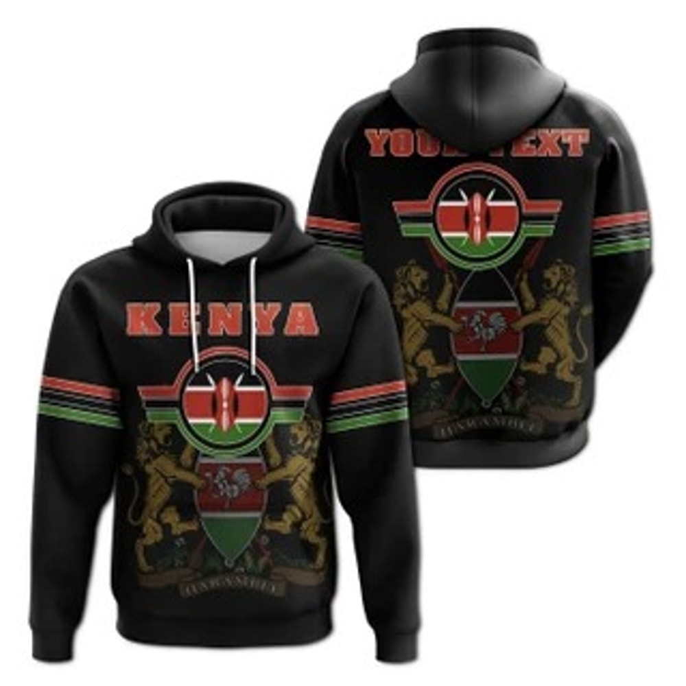 Kenya Grunge Pullover Viking All Over Print Hoodie Zip Hoodie Fleece Hoodie 3D, Love Hunting Hoodie Zip Hoodie 3D L1801