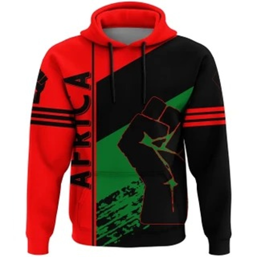 PanAfricanism Hoodie Viking All Over Print Hoodie Zip Hoodie Fleece Hoodie 3D, Love Hunting Hoodie Zip Hoodie 3D L1834