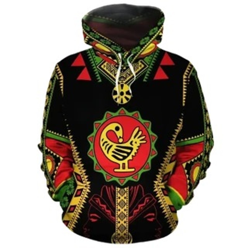 Sankofa Hoodie Viking All Over Print Hoodie Zip Hoodie Fleece Hoodie 3D, Love Hunting Hoodie Zip Hoodie 3D L1905