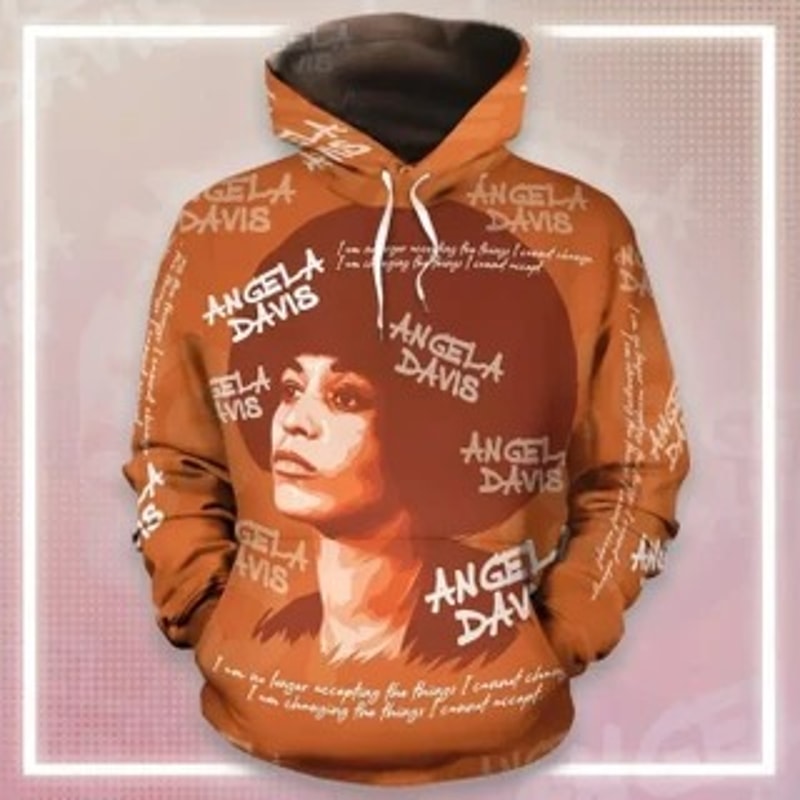Angela Davis Hoodie Viking All Over Print Hoodie Zip Hoodie Fleece Hoodie 3D, Love Hunting Hoodie Zip Hoodie 3D L2030