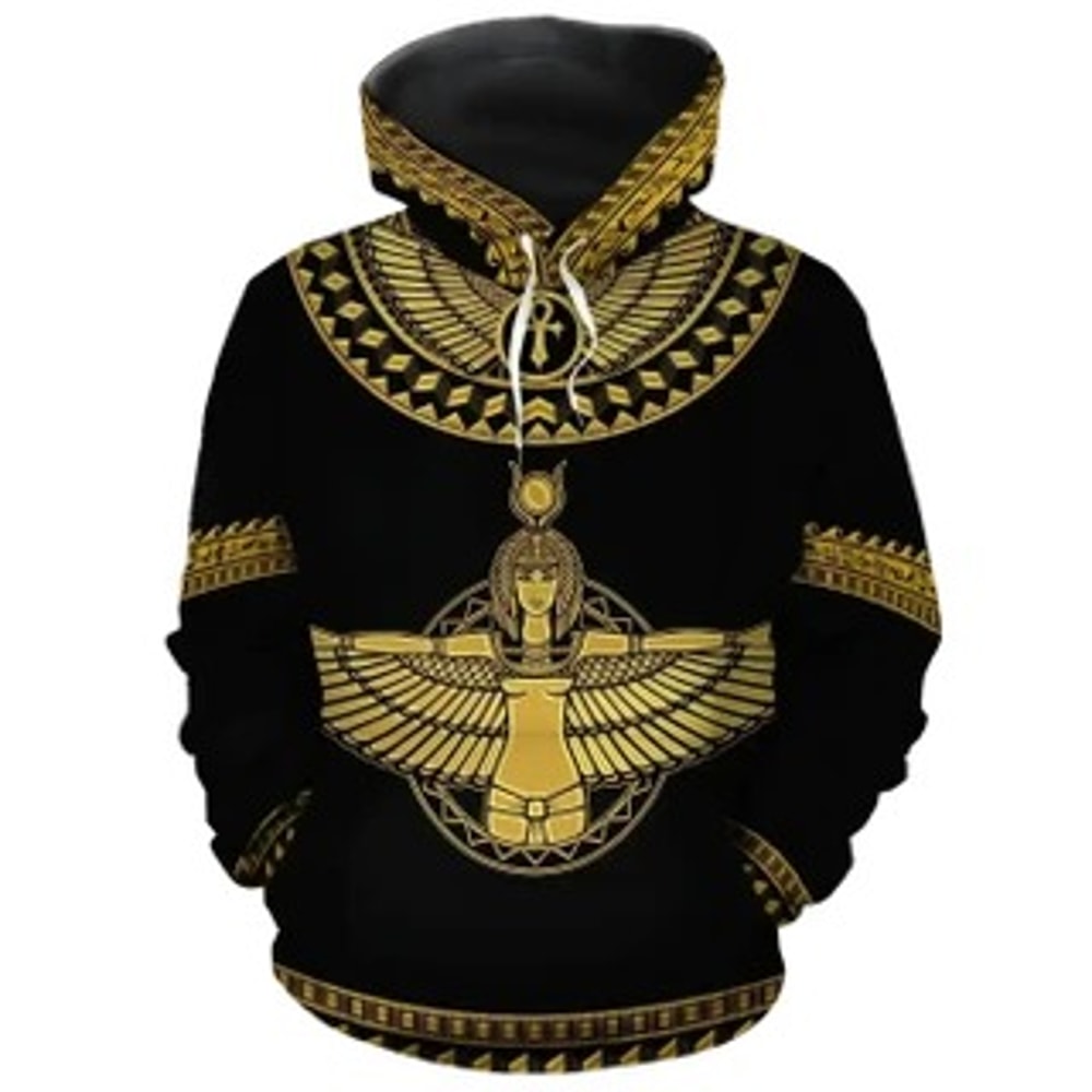 Isis Egypt Hoodie Viking All Over Print Hoodie Zip Hoodie Fleece Hoodie 3D, Love Hunting Hoodie Zip Hoodie 3D L2031
