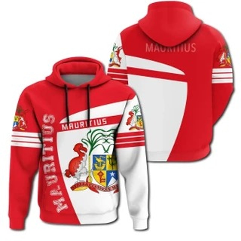Mauritius Hoodie Sport Viking All Over Print Hoodie Zip Hoodie Fleece Hoodie 3D, Love Hunting Hoodie Zip Hoodie 3D L2105