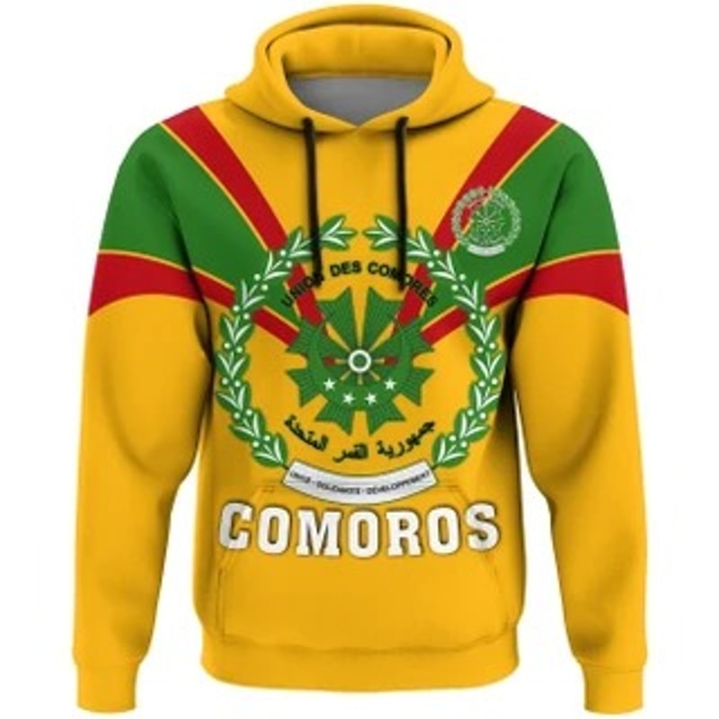 Comoros Hoodie Tusk Viking All Over Print Hoodie Zip Hoodie Fleece Hoodie 3D, Love Hunting Hoodie Zip Hoodie 3D L2107