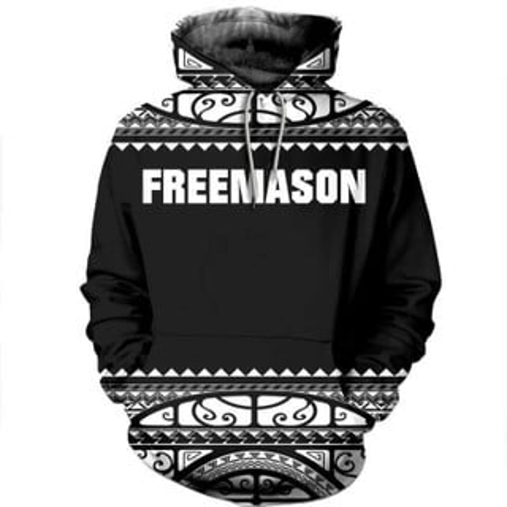 Polynesian Freemasonry Viking All Over Print Hoodie Zip Hoodie Fleece Hoodie 3D, Love Hunting Hoodie Zip Hoodie 3D L2139