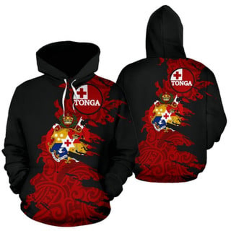 Painting Polynesian Viking All Over Print Hoodie Zip Hoodie Fleece Hoodie 3D, Love Hunting Hoodie Zip Hoodie 3D L2164