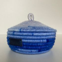 Mini storage basket with lid 3.5'' x 5.2''