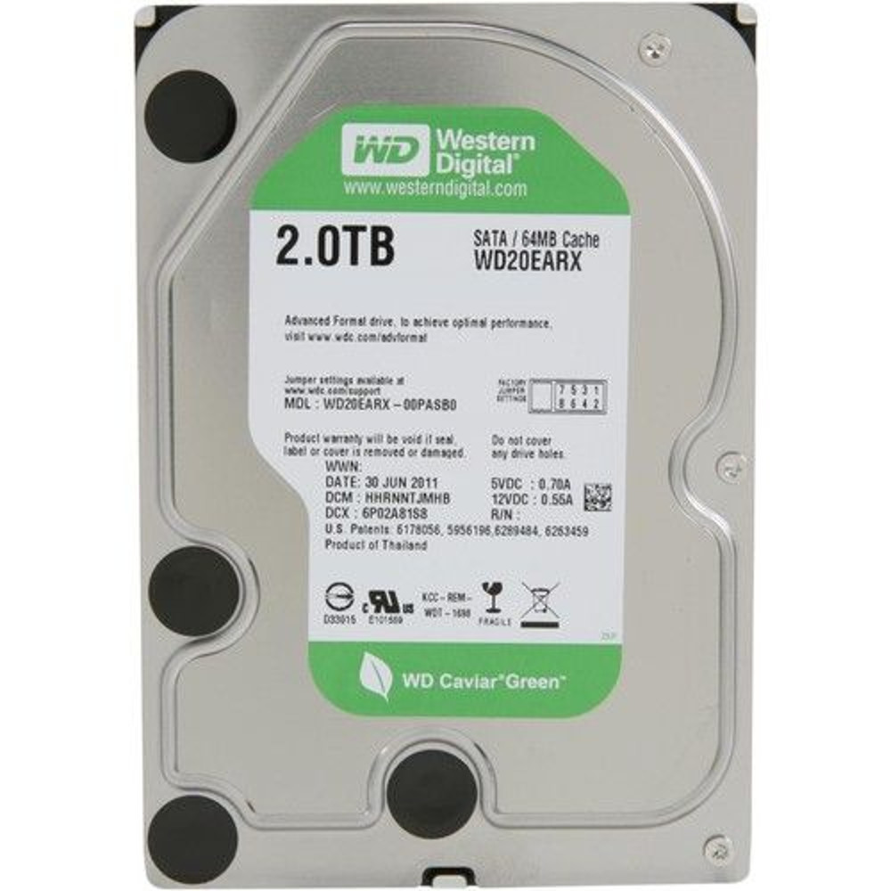 WD Green 2 TB Desktop Hard Drive 0