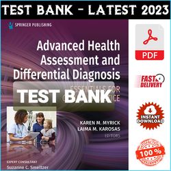 Advanced Health Assessment and Differential Diagnosis Essentials 1st Edition Myrick - TEST BANK