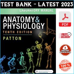 Test Bank for Anatomy and Physiology 10th Edition Patton - PDF