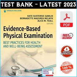 Test Bank for Evidence-Based Physical Examination Best Practices for Health & Well-Being Assessment 1st Edition - PDF