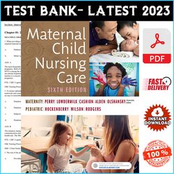 Test Bank for Maternal Child Nursing Care 6th Edition By Perry - PDF