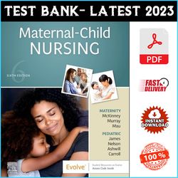 Test Bank for Maternal-Child Nursing 6th Edition By Emily Slone - PDF