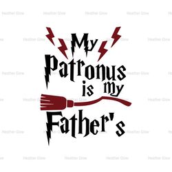 My Patronus Is My Father Magic Groom SVG Clipart
