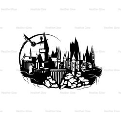 Hogwarts Harry Potter Wizarding School SVG Vector Cut Files