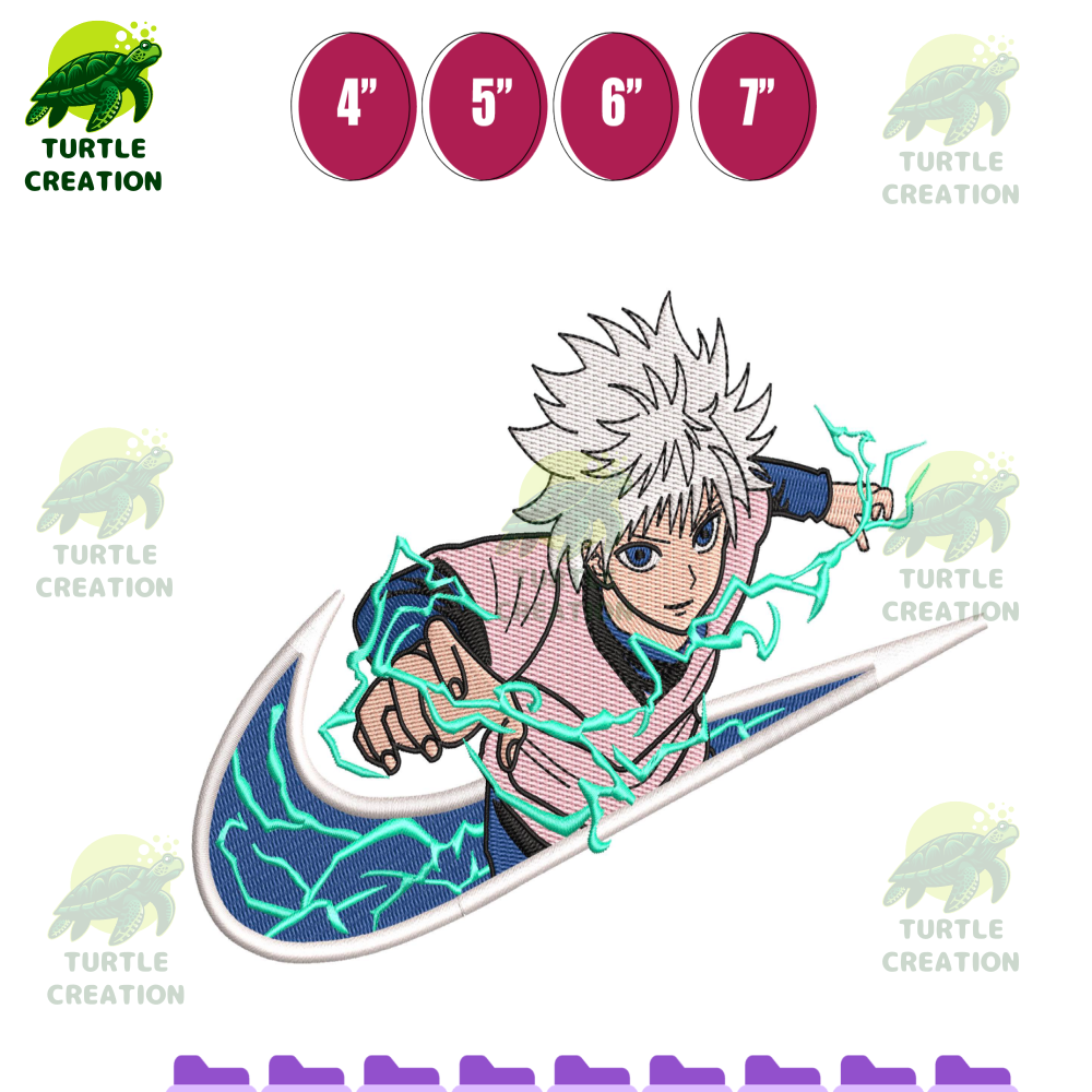 NIKE KILUA - Anime Embroidery Design, Anime Inspired Machine Embroidery Design, Digital Anime Embroidery File.png