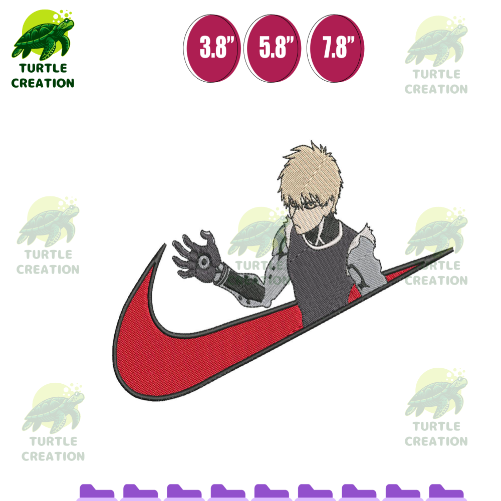 Nike x Genos - Anime Embroidery Design, Anime Inspired Machine Embroidery Design, Digital Anime Embroidery Files.png