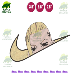 nike x ken tokyo revengers - anime embroidery design, anime inspired machine embroidery design, digital anime embroidery