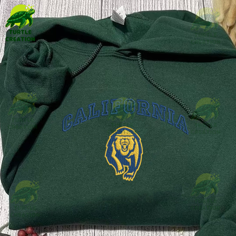 California Golden Bears Embroidered Crewneck, NCAA Embroidered , Inspired Embroidered Sport Hoodie, Unisex Tshirt.jpg