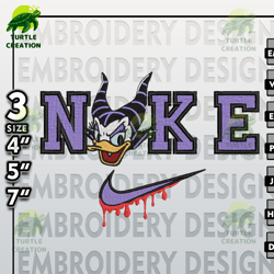 daisy duck embroidery designs, horror character embroidery files, halloween horror character,machine embroidery patt