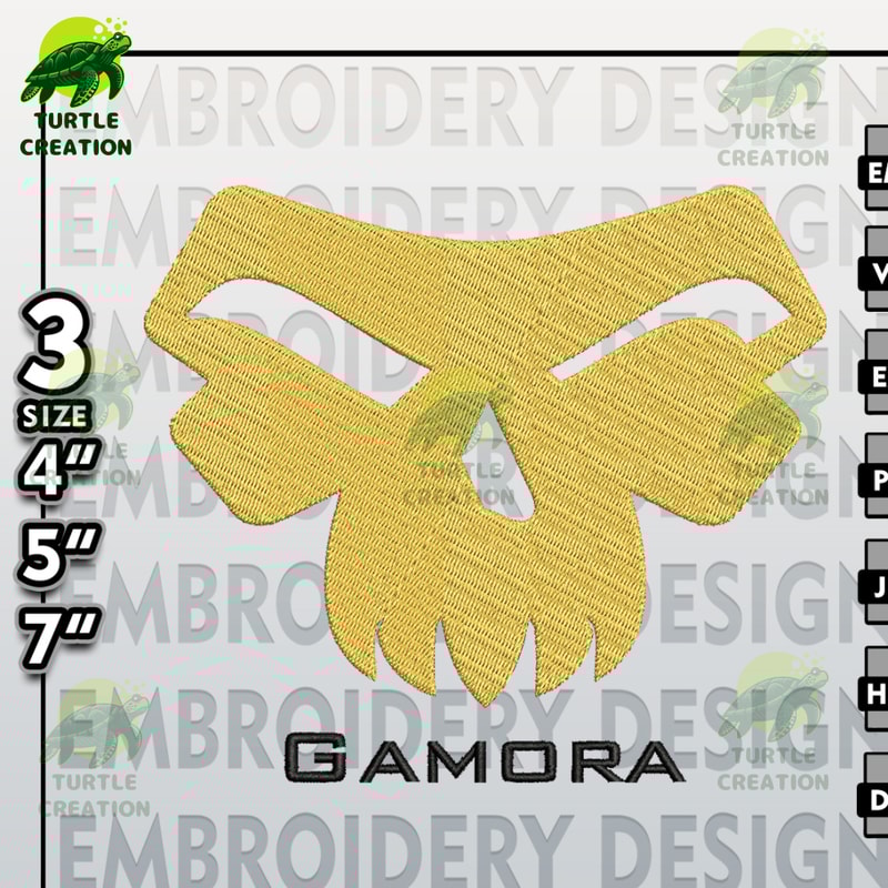 Gamora Embroidery Designs, Gamora Logo Embroidery Files, Marvel Machine Embroidery Pattern.jpg