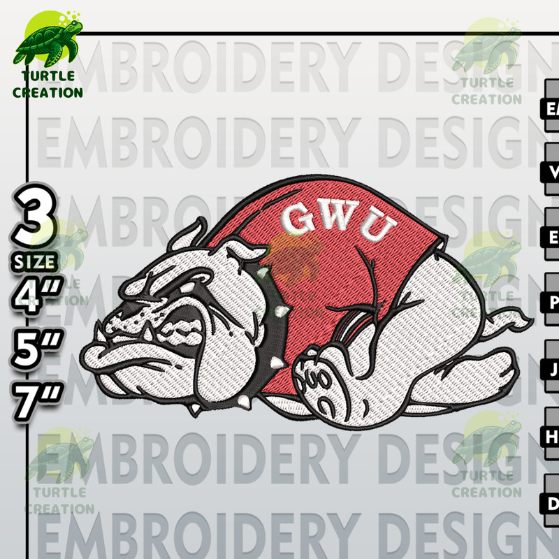 Gardner Webb Runnin Bulldogs Embroidery Designs, NCAA Logo Embroidery Files, NCAA Gardner, Machine Embroidery Pattern.jpg