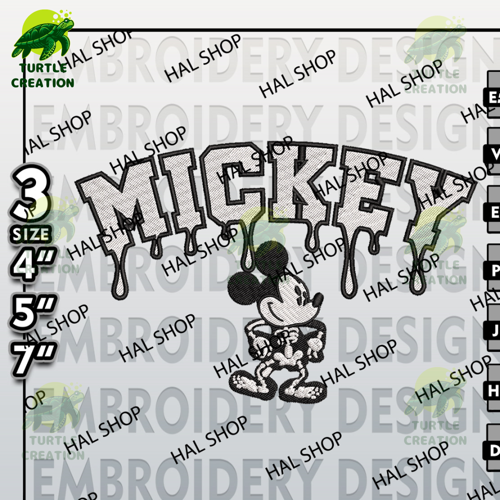 Halloween Embroidery Files, Machine Embroidery Designs, Drop Name Mickey Skeleton Embroidery Designs, Disney Halloween.jpg