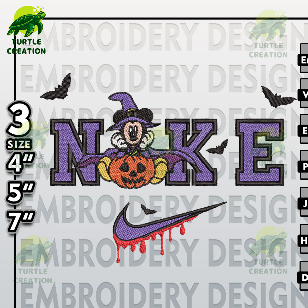 Halloween Embroidery Files, Machine Embroidery Files, Cute Witch Mickey Halloween Embroidery Designs, Disney Halloween.jpg