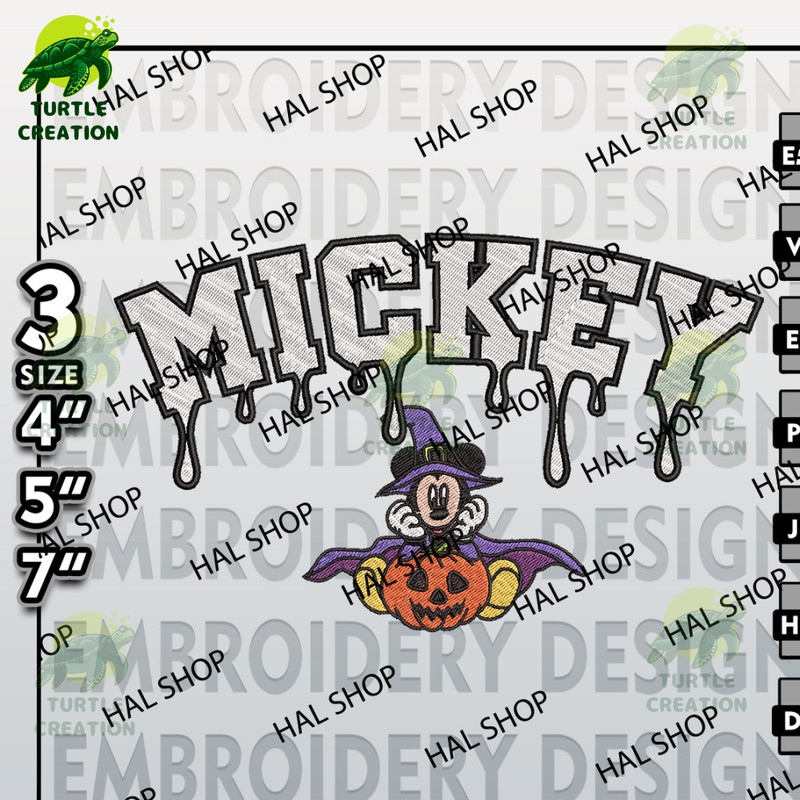 Halloween Embroidery Files, Machine Embroidery, Drop Name Cute Ghost Mickey Halloween Embroidery Designs, Disney.jpg