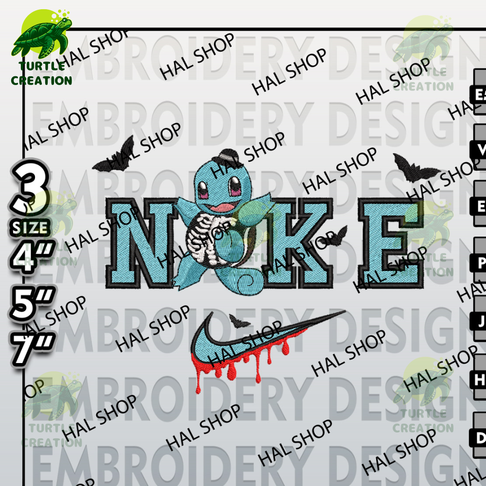 Halloween Embroidery, Pokemon Machine Embroidery Designs, Squirtle Skeleton Costume Halloween Embroidery Files,Digital.jpg