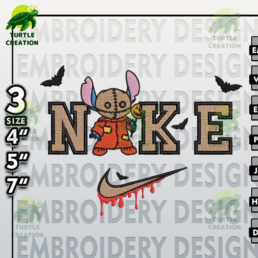 Halloween Horror Character, Halloween Embroidery Files, Nike Sam Embroidery Designs, Machine Embroidery Designs.jpg