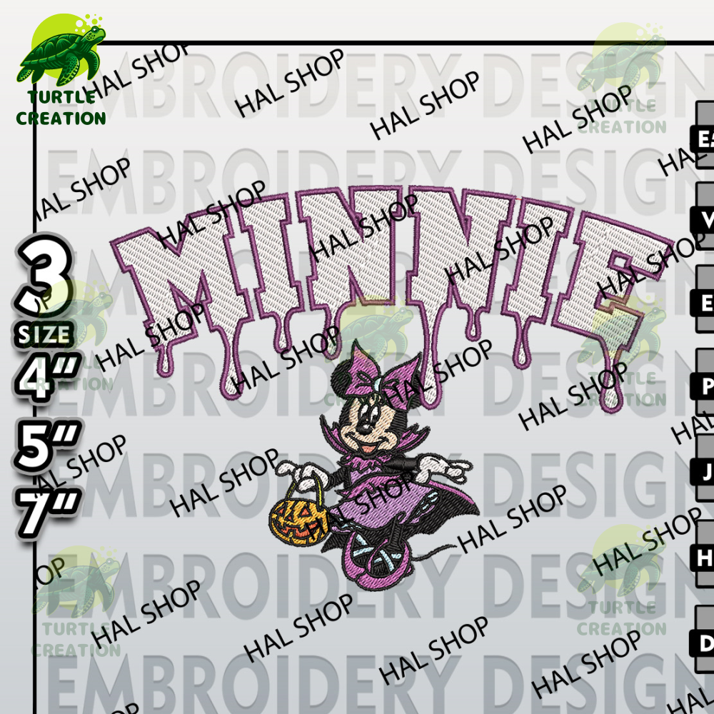 Halloween Machine Embroidery Designs, Minnie Pumpkin Halloween Drop Name Embroidery Files, Spooky Embroidery.jpg