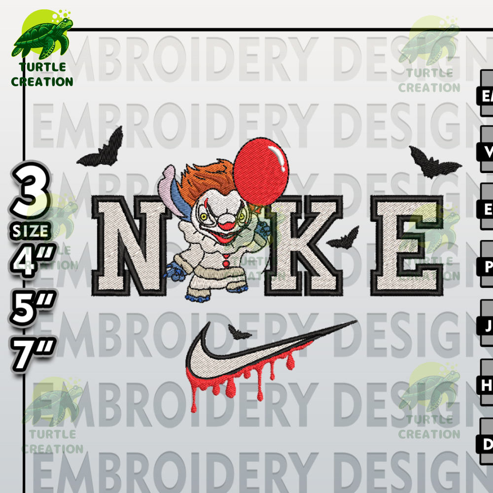 Halloween Machine Embroidery Designs, Nike Stitch Pennywise Embroidery Designs, Horror Movie Halloween Embroidery Files.jpg