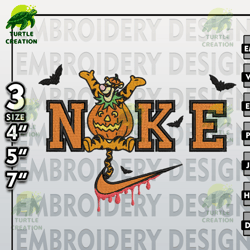halloween machine embroidery designs, nike tigger pumpkin halloween embroidery designs, spooky season embroidery files
