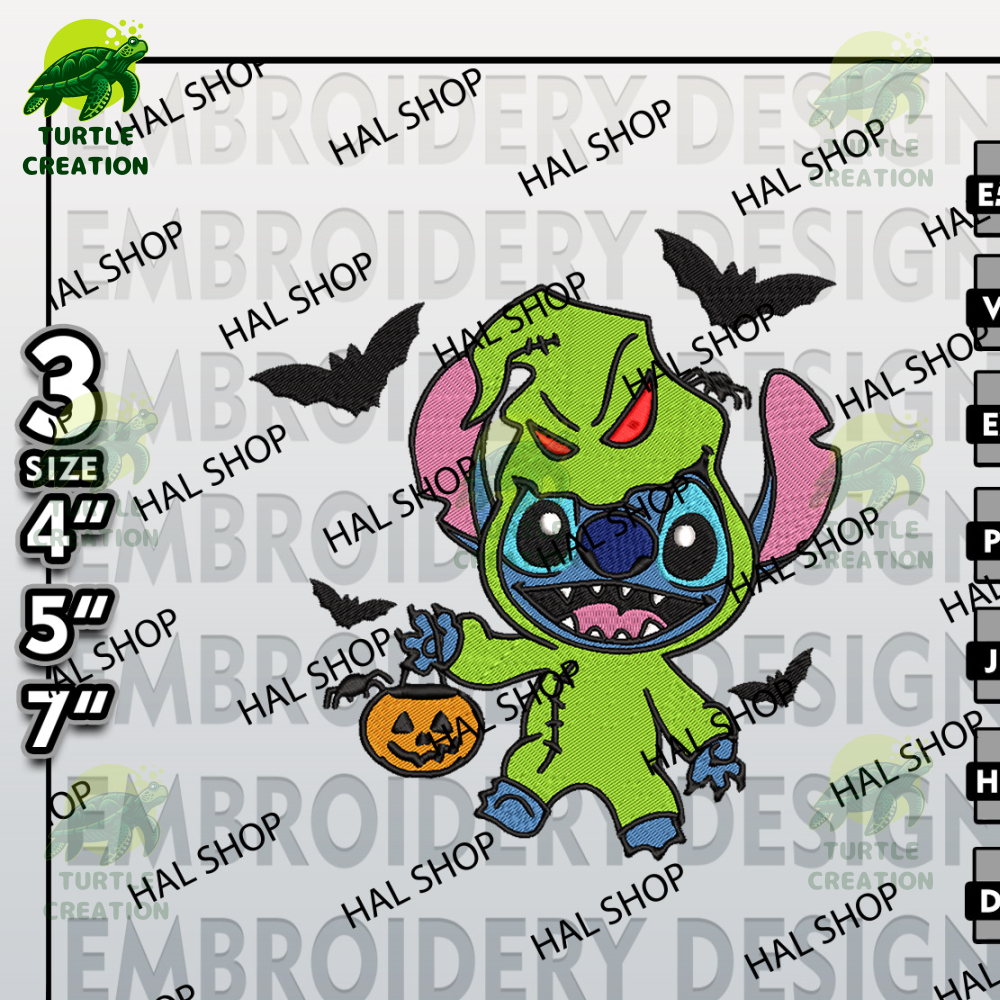 Halloween Machine Embroidery Designs, Stitch Oogie Boogie Costume Embroidery files,Nightmare Before Christmas Embroidery.jpg