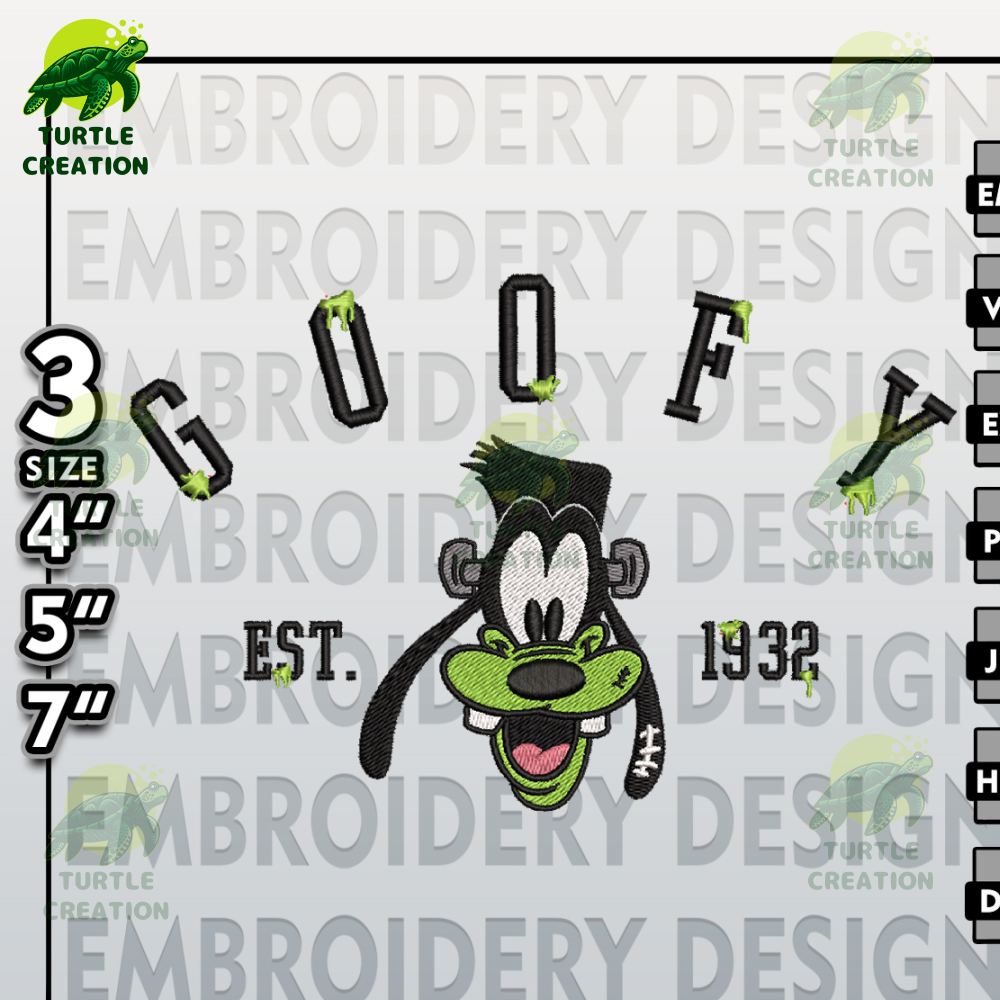 Halloween Machine Embroidery Pattern, Goofy Est Halloween Embroidery files, Disney Halloween Embroidery Designs.jpg