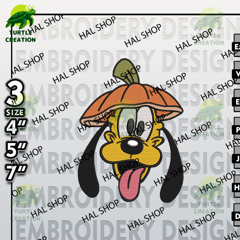 Halloween Machine Embroidery Pattern, Pluto Halloween Embroidery files, Disney Halloween Embroidery Designs.jpg