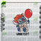 Halloween Machine Embroidery Pattern, Stitch In Pennywise Embroidery files, Horror Characters Embroidery Designs.jpg