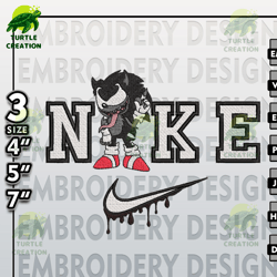 halloween movie machine embroidery file,nike sonic venom embroidery designs, halloween embroidery file, sonic embroidery