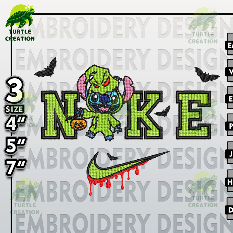 Horror Character, Halloween Embroidery Files, Nike Stitch Oogie Embroidery Designs, Machine Embroidery Designs.jpg