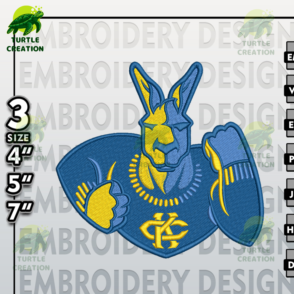 Kansas City Roos Embroidery Designs, NCAA Logo Embroidery Files, NCAA Kansas City, Machine Embroidery Pattern.jpg