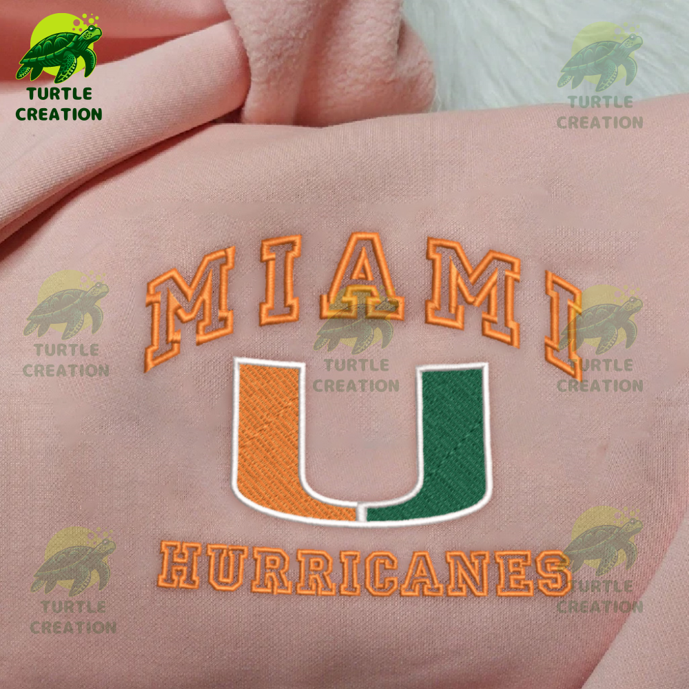 Miami Hurricanes Embroidered Crewneck, NCAA Embroidered Sweatshirt, Inspired Embroidered Sport Hoodie,Unisex Tshirt.jpg