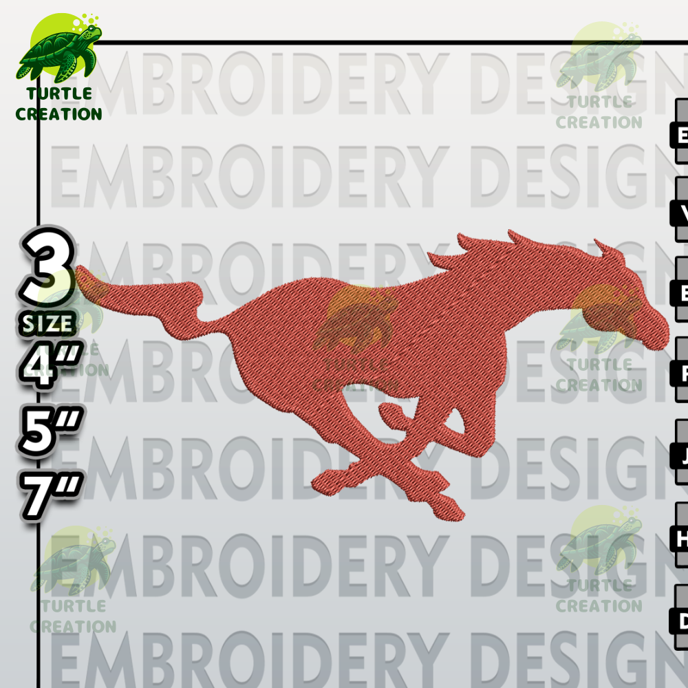 Mustangs Embroidery Files, NCAA Logo Embroidery Designs, NCAA Mustangs, Machine Embroidery Designs.png
