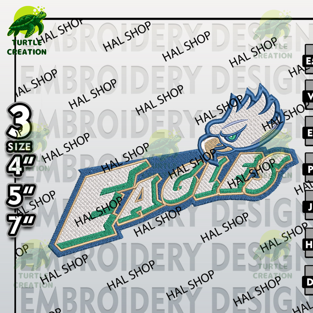 NCAA Embroidery Files, Nike  Florida Gulf Coast Eagles Embroidery Designs, Machine Embroidery Files, NCAA Coast Eagles.jpg