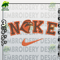 NCAA Embroidery Files, Nike Bowling Green Falcons Embroidery Designs, Bowling Green Falcons, Machine Embroidery Files.jpg