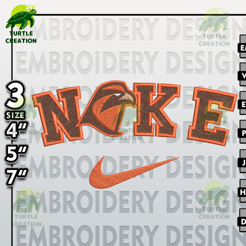 NCAA Embroidery Files, Nike Bowling Green Falcons Embroidery Designs, Bowling Green Falcons, Machine Embroidery Files.jpg